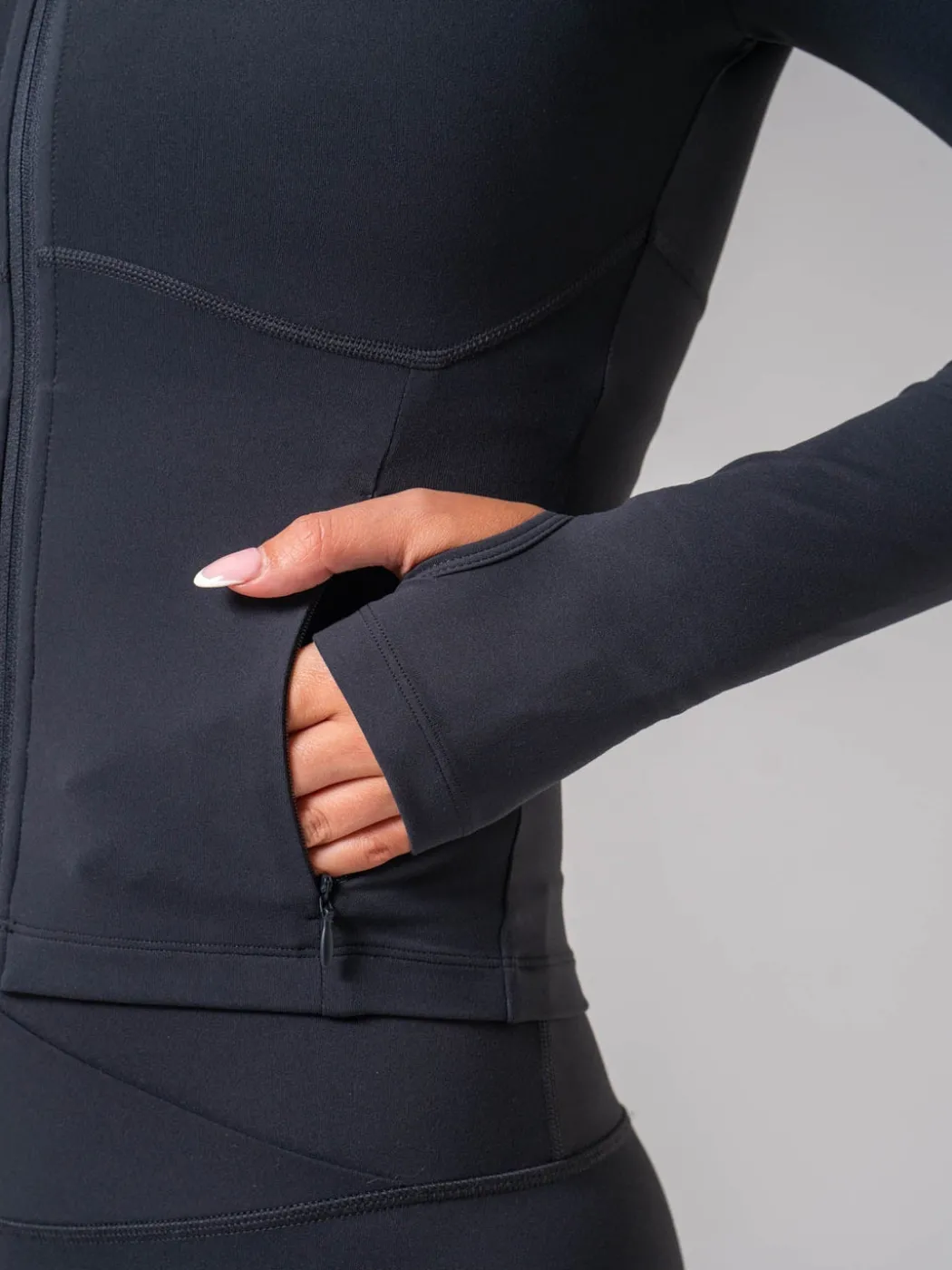 Cropped Zip Jacket
