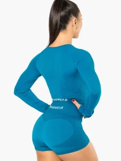 Electra Seamless Long Sleeve Crop Top