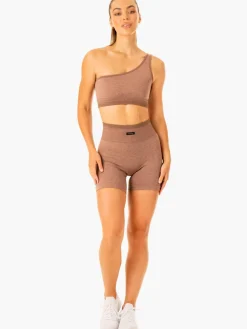 Excel Seamless One Shoulder Sports Bra