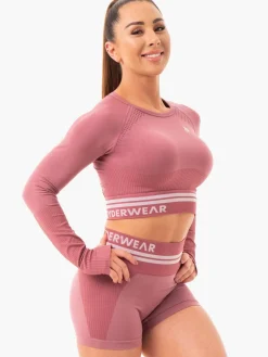 Freestyle Seamless Long Sleeve Crop