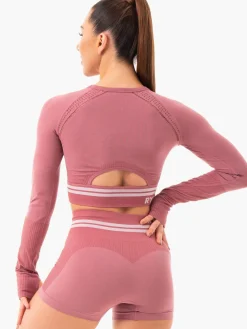 Freestyle Seamless Long Sleeve Crop