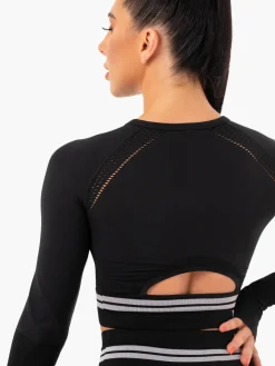 Freestyle Seamless Long Sleeve Crop