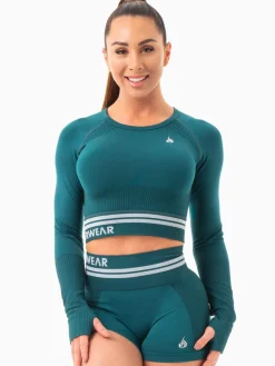 Freestyle Seamless Long Sleeve Crop