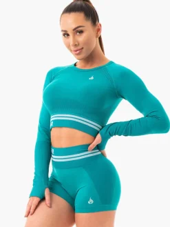 Freestyle Seamless Long Sleeve Crop