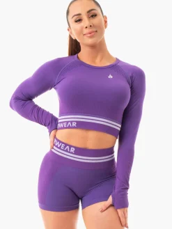 Freestyle Seamless Long Sleeve Crop
