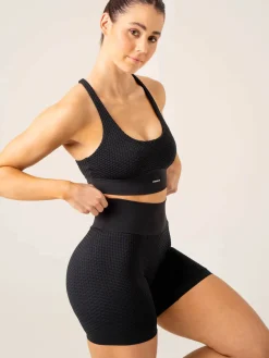 Honeycomb Seamless Sports Bra