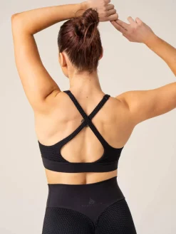 Honeycomb Seamless Sports Bra