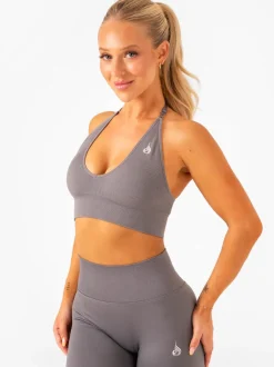 Lift Rib Seamless Halter Sports Bra
