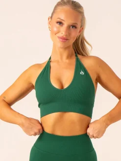 Lift Rib Seamless Halter Sports Bra