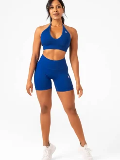 Lift Rib Seamless Halter Sports Bra