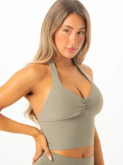 NKD Scrunch Halter Tank