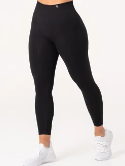 Rib Scrunch Seamless Leggings