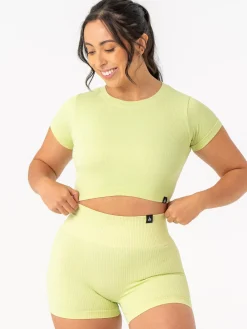 Rib Seamless T-Shirt