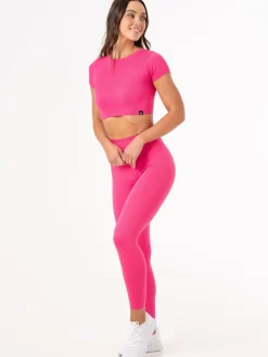 Rib Seamless T-Shirt