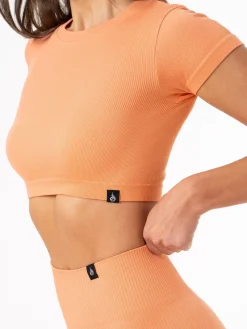Rib Seamless T-Shirt