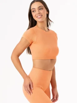 Rib Seamless T-Shirt