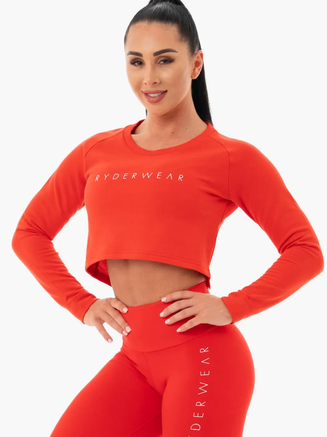 Staples Cropped Sweater