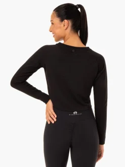 Staples Cropped Sweater
