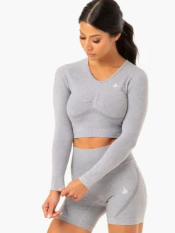 Staples Seamless Long Sleeve Top