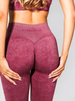 Stonewash Scrunch Seamless Leggings