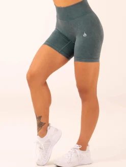 Stonewash Scrunch Seamless Shorts