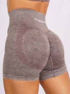 Stonewash Scrunch Seamless Shorts