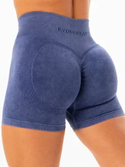Stonewash Scrunch Seamless Shorts