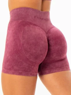 Stonewash Scrunch Seamless Shorts