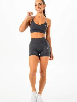 Stonewash Scrunch Seamless Shorts