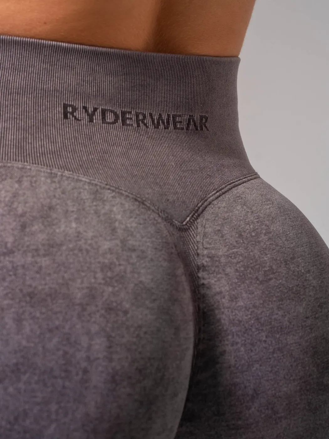 Stonewash Seamless Invisible Scrunch Shorts