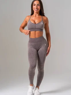 Stonewash Seamless Sports Bra