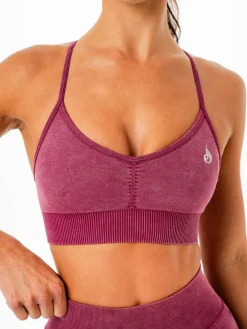 Stonewash Seamless Sports Bra