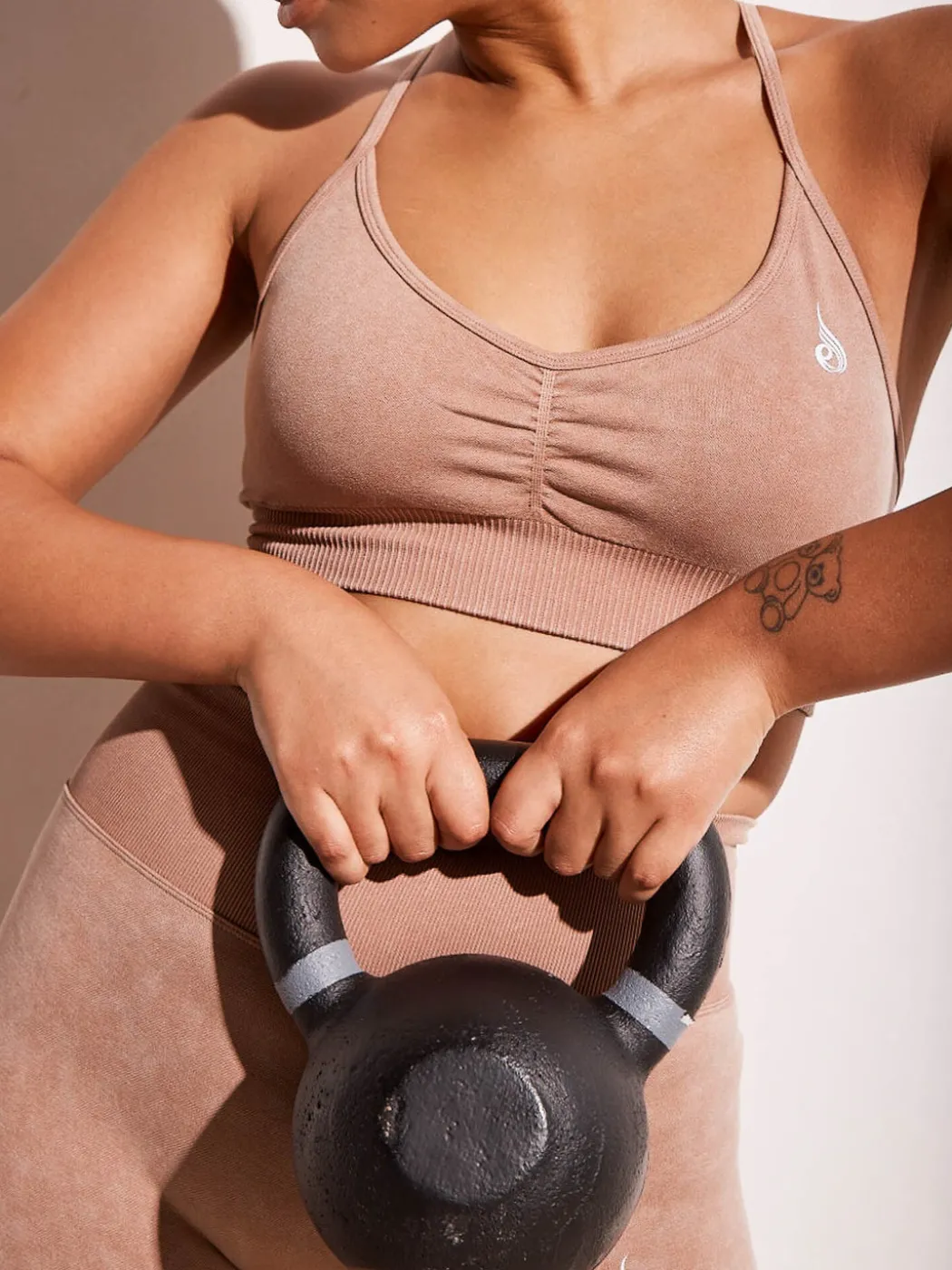 Stonewash Seamless Sports Bra