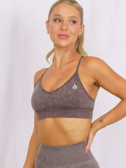 Stonewash Seamless Sports Bra