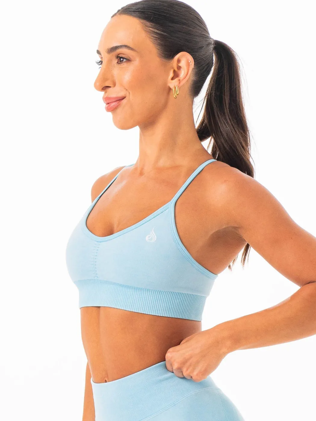 Stonewash Seamless Sports Bra