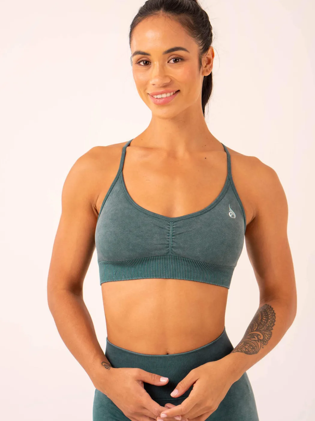 Stonewash Seamless Sports Bra