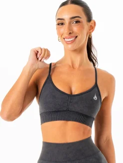 Stonewash Seamless Sports Bra