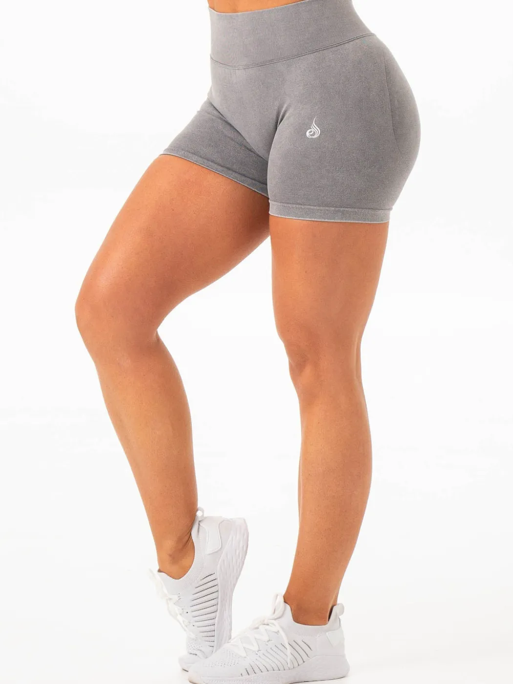 Stonewash Seamless V Back Shorts
