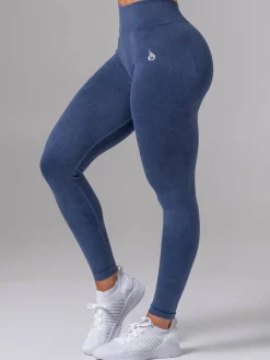 Stonewash Seamless V Back Legging