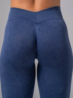 Stonewash Seamless V Back Legging