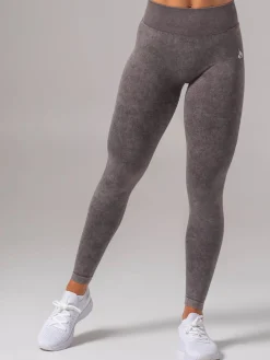 Stonewash Seamless V Back Legging
