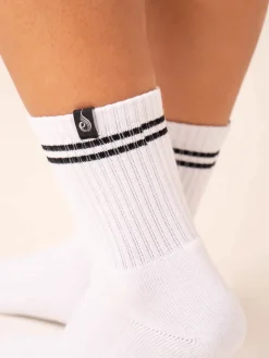 Stripe Crew Socks