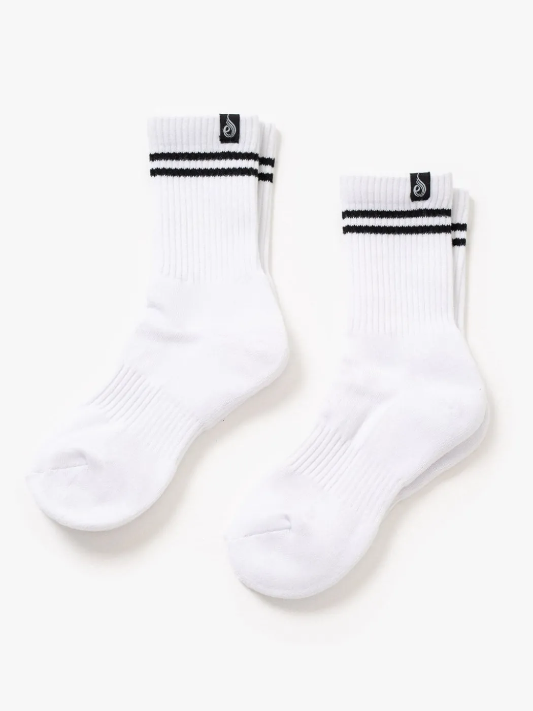 Stripe Crew Socks 2 Pack