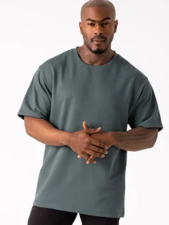 Throwback Fleece Oversized T-Shirt